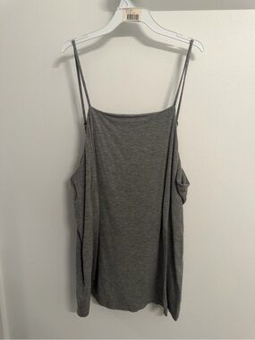 Women’s Gray Spaghetti Strap Tank Top